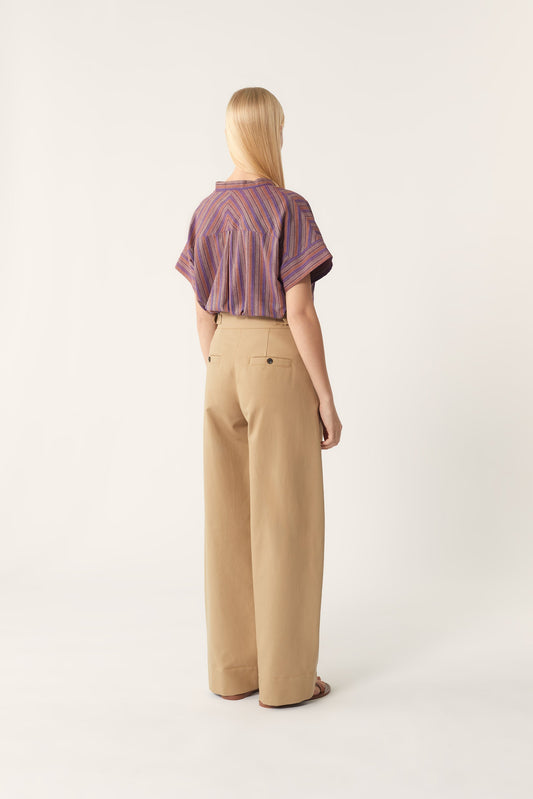 POSITANO PURPLE BLOUSE