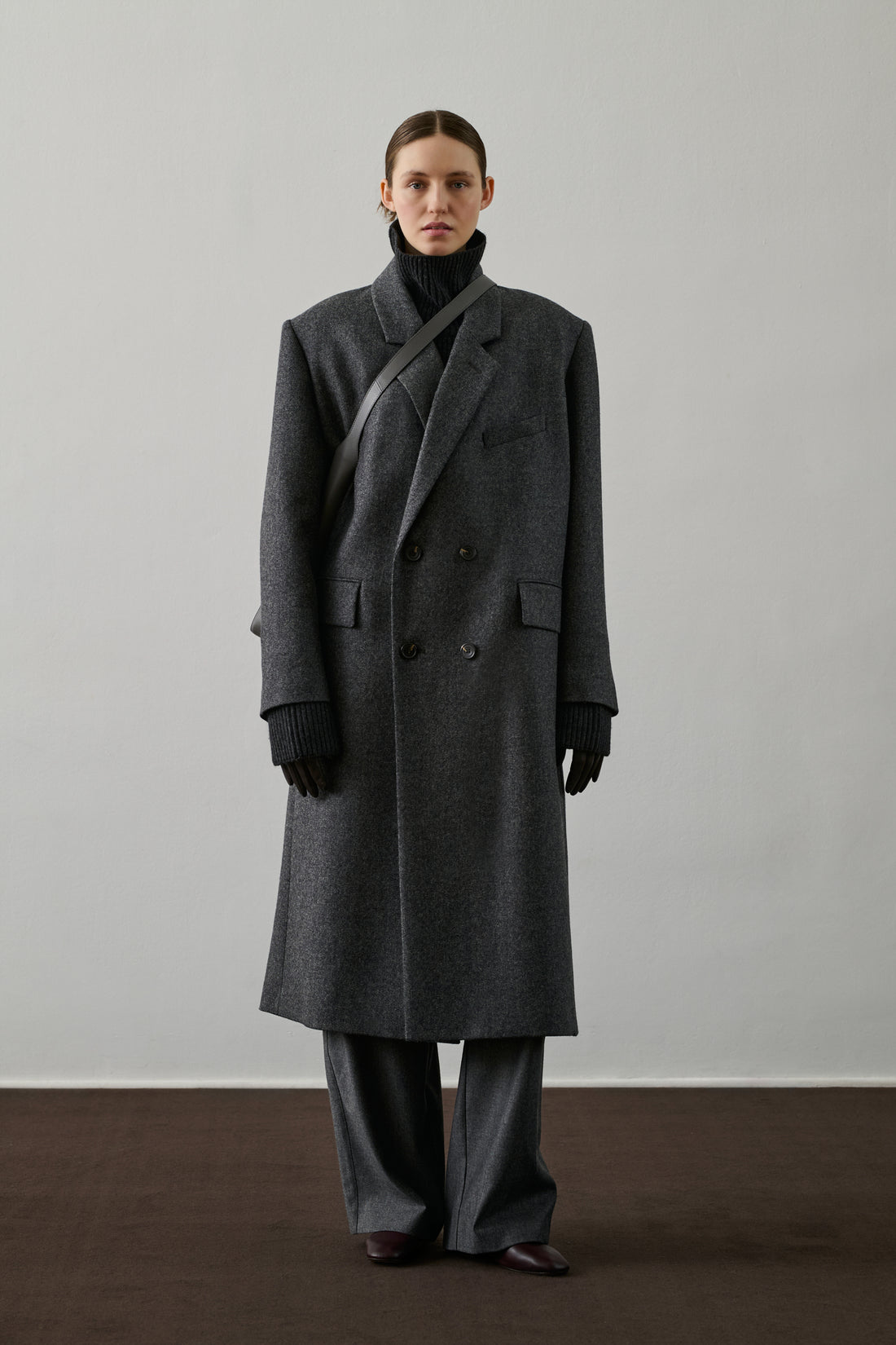 Pantalon Cole - Gris - Laine - Femme