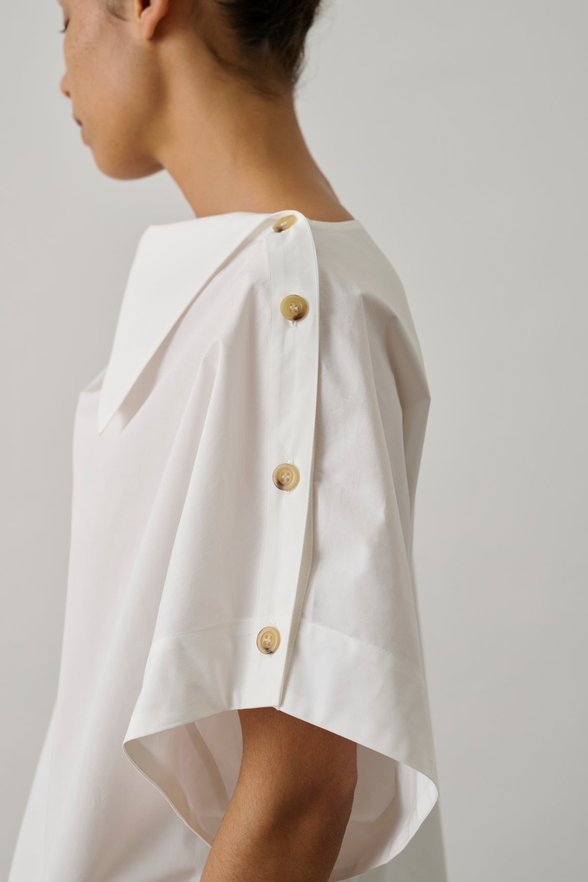 Blouse Issa - Blanc Cassé - Coton - Femme vue 4