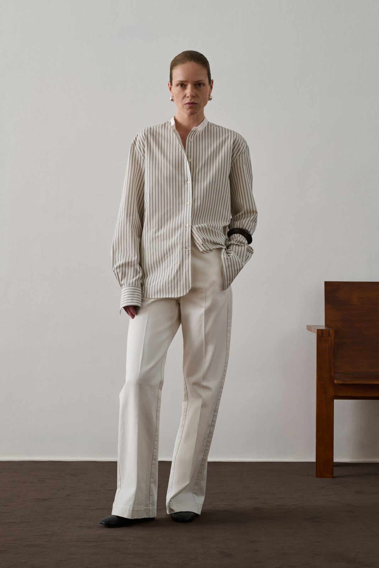 Jean California - Craie - Coton - Femme vue 5