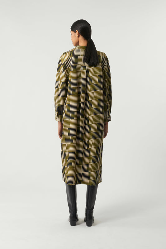 KHAKI PHILOMENE Dress