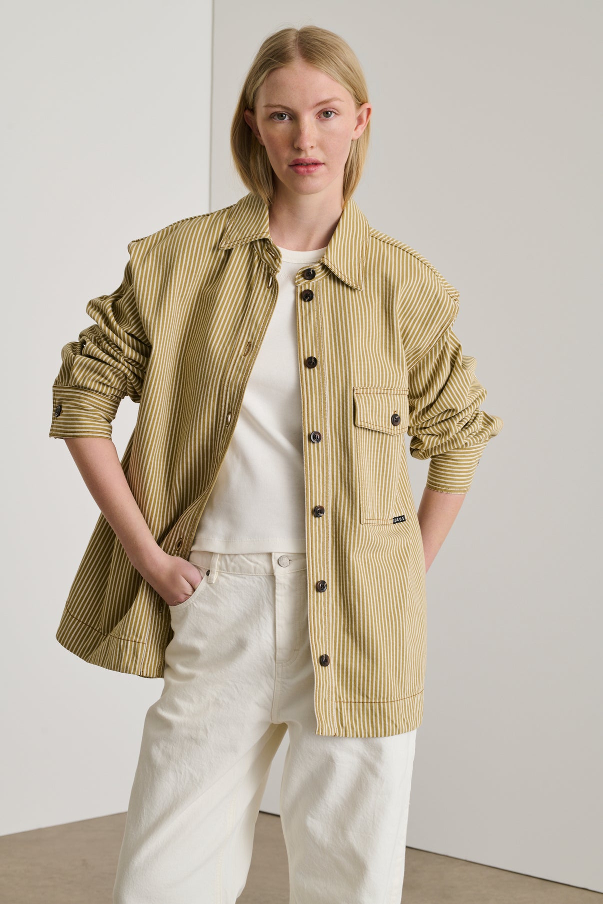 Chemise Cadet - Beige/Écru - Coton - Femme vue 1